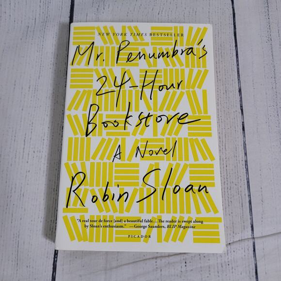 Mr. Penumbra's 24-Hour Bookstore: A Novel by Robin Sloan Paperback - Picture 1 of 6